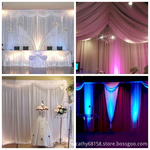 pop garment display pipe and drape trade show booth rental